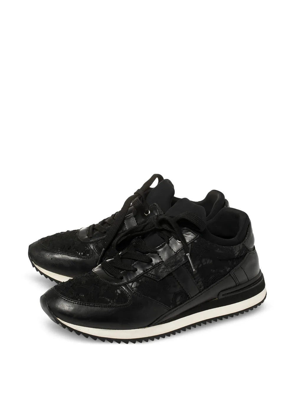 Dolce & Gabbana Pre-Owned lace-panel leather sneakers | Image 2