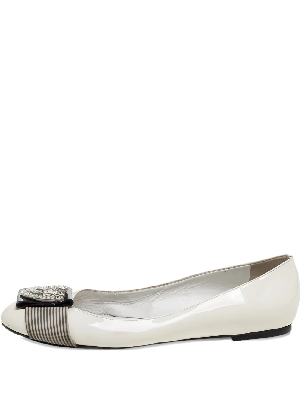Pre-owned Giuseppe Zanotti Vintage  Patent-leather Ballet Flats