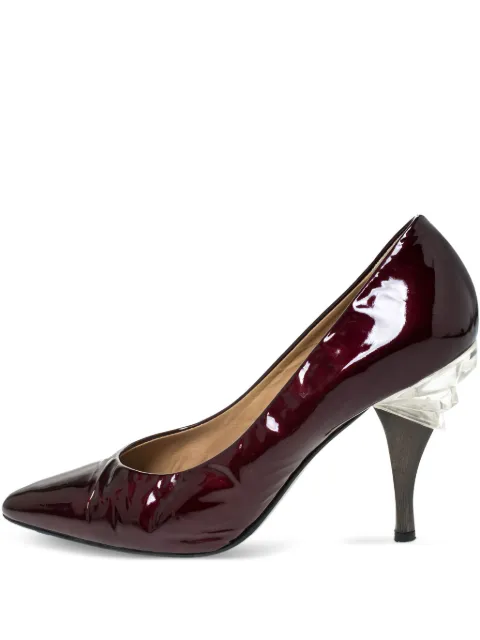 Casadei Vintage pre-owned pointed-toe crystal-heel pumps