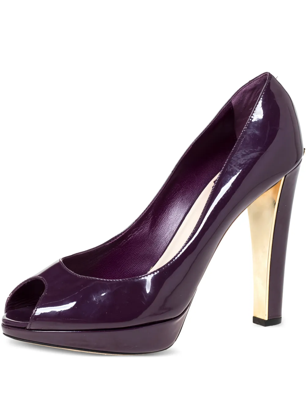 Christian Dior Pre-Owned レザー パンプス - パープル Christian Dior Pre-Owned レザー パンプス - パープル