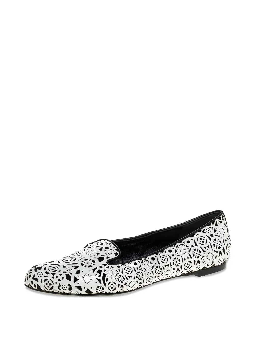 Alexander McQueen Pre-Owned lace-cut ballet flat | Image 2