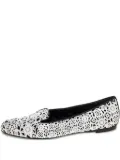 Alexander McQueen Pre-Owned lace-cut ballet flat - White