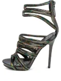 Alexander McQueen Pre-Owned 130mm Oil Slick sandals - Grey
