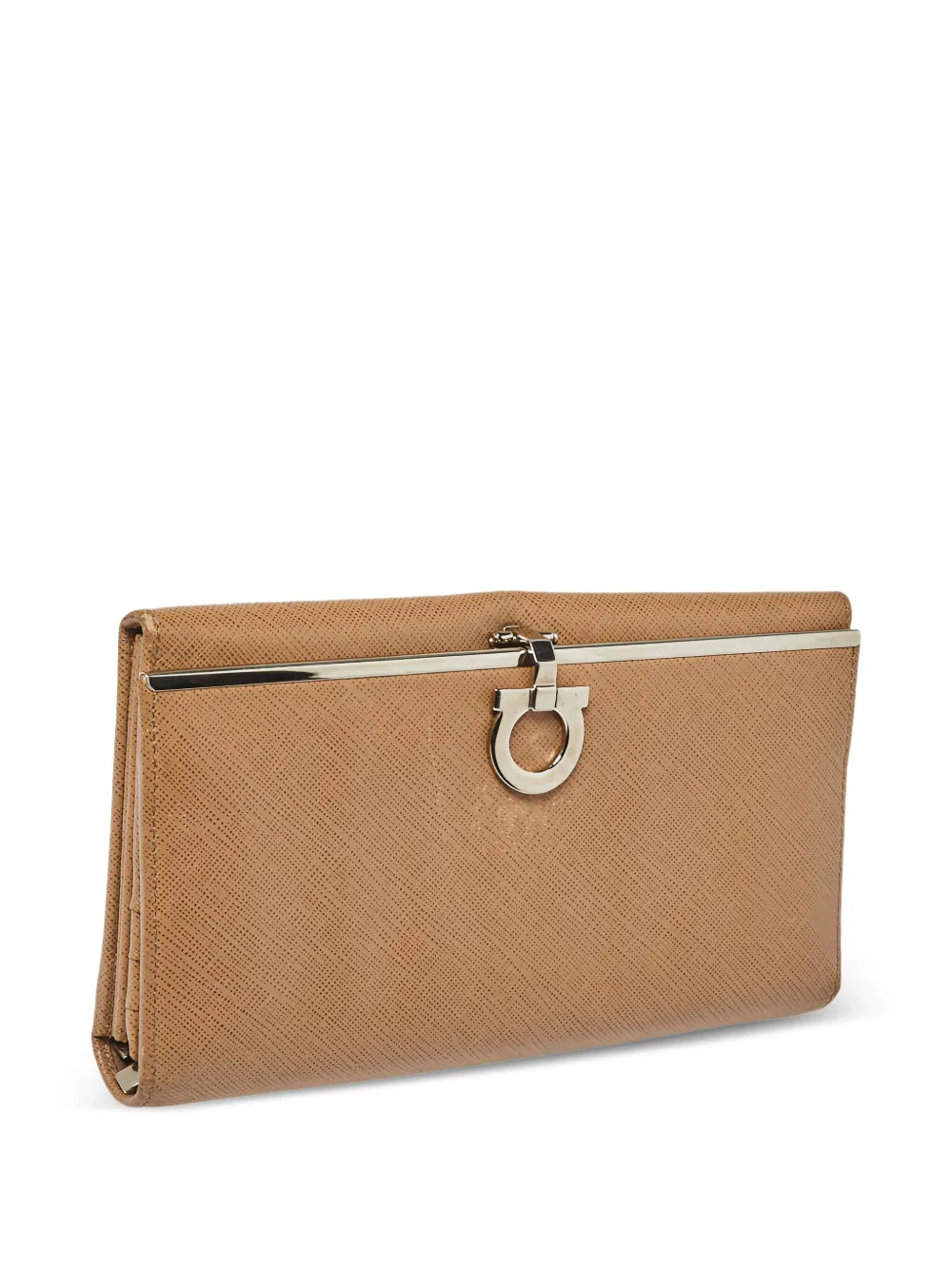 Pre-owned Ferragamo Icona Leather Wallet