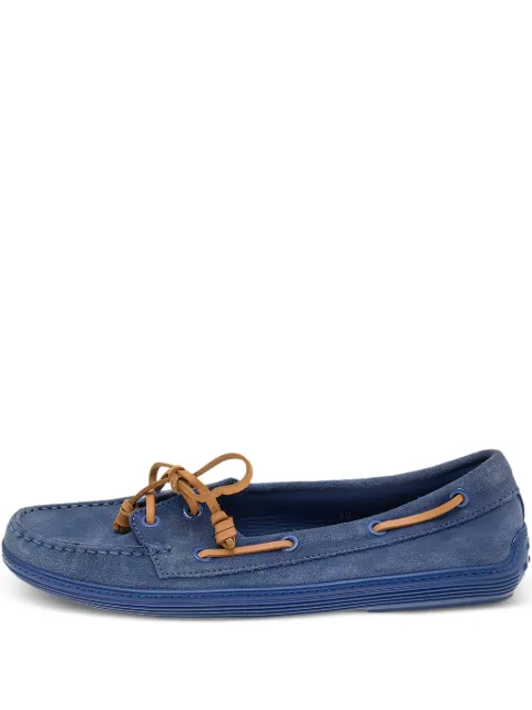 Tod's Vintage Mocassini da barca in pelle scamosciata Pre-owned