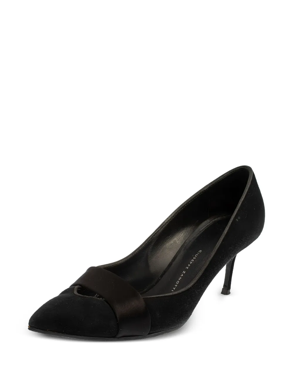 Giuseppe Zanotti Vintage Pre-owned 70 mm suède pumps - Zwart