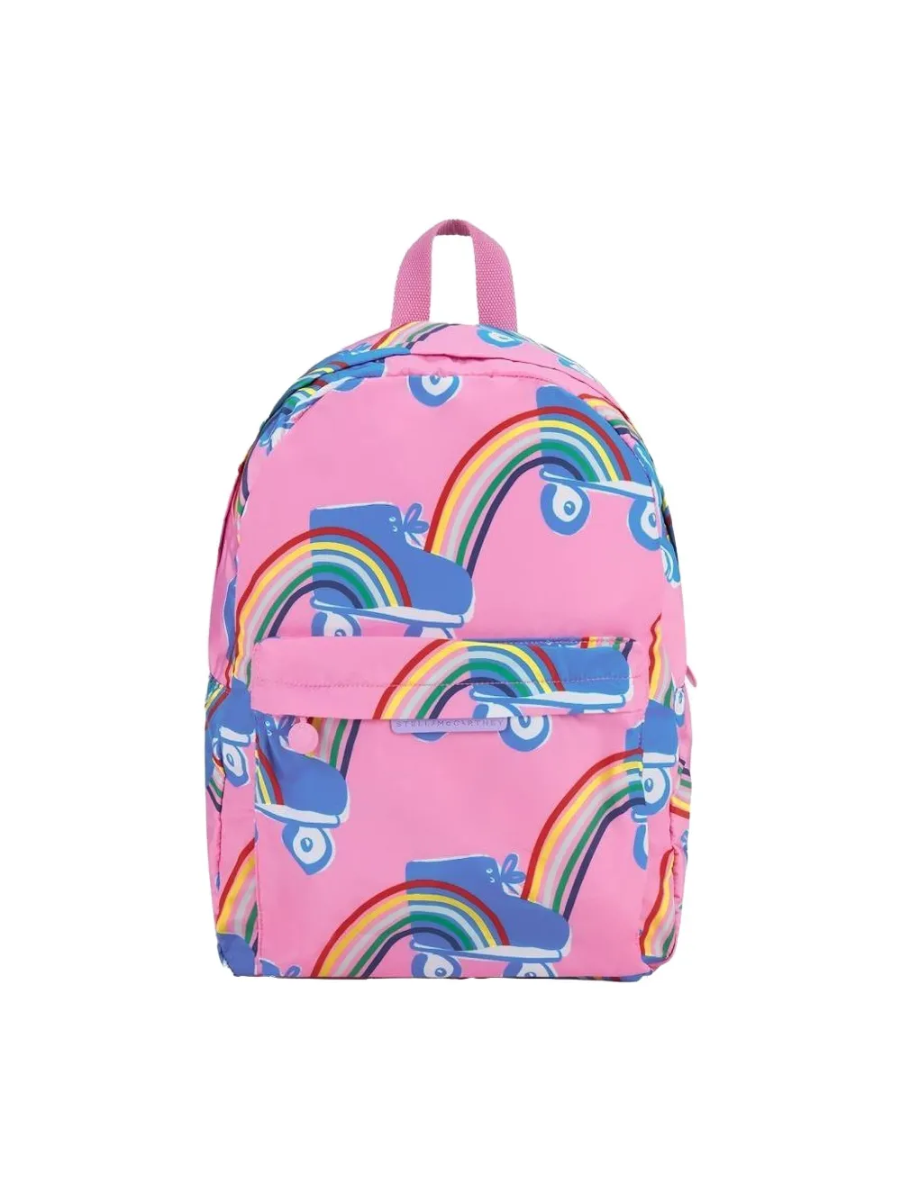 Stella McCartney Kids rainbow roller-skate backpack - Roze