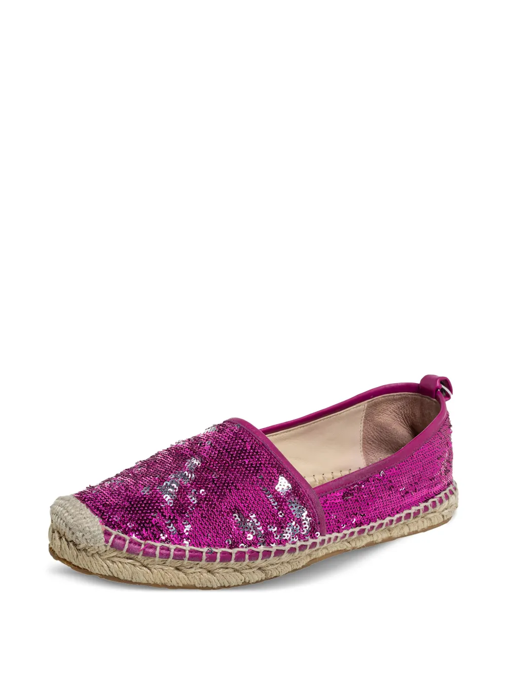 Jimmy Choo Pre-Owned Espadrilles met ronde neus en pailletten - Paars