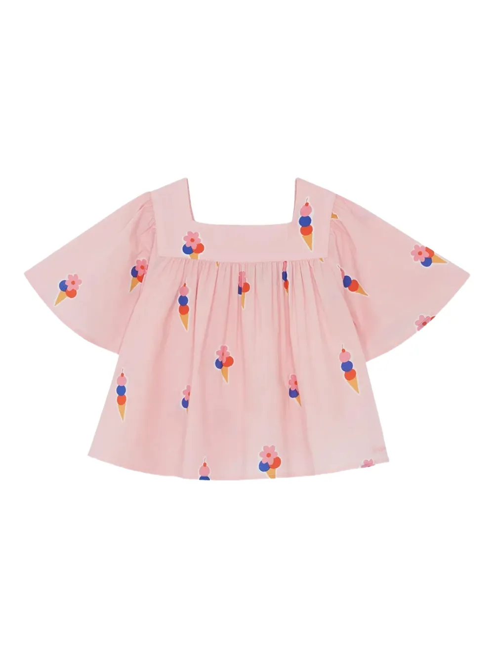 Bonton ice cream print top | Pink | Image 1