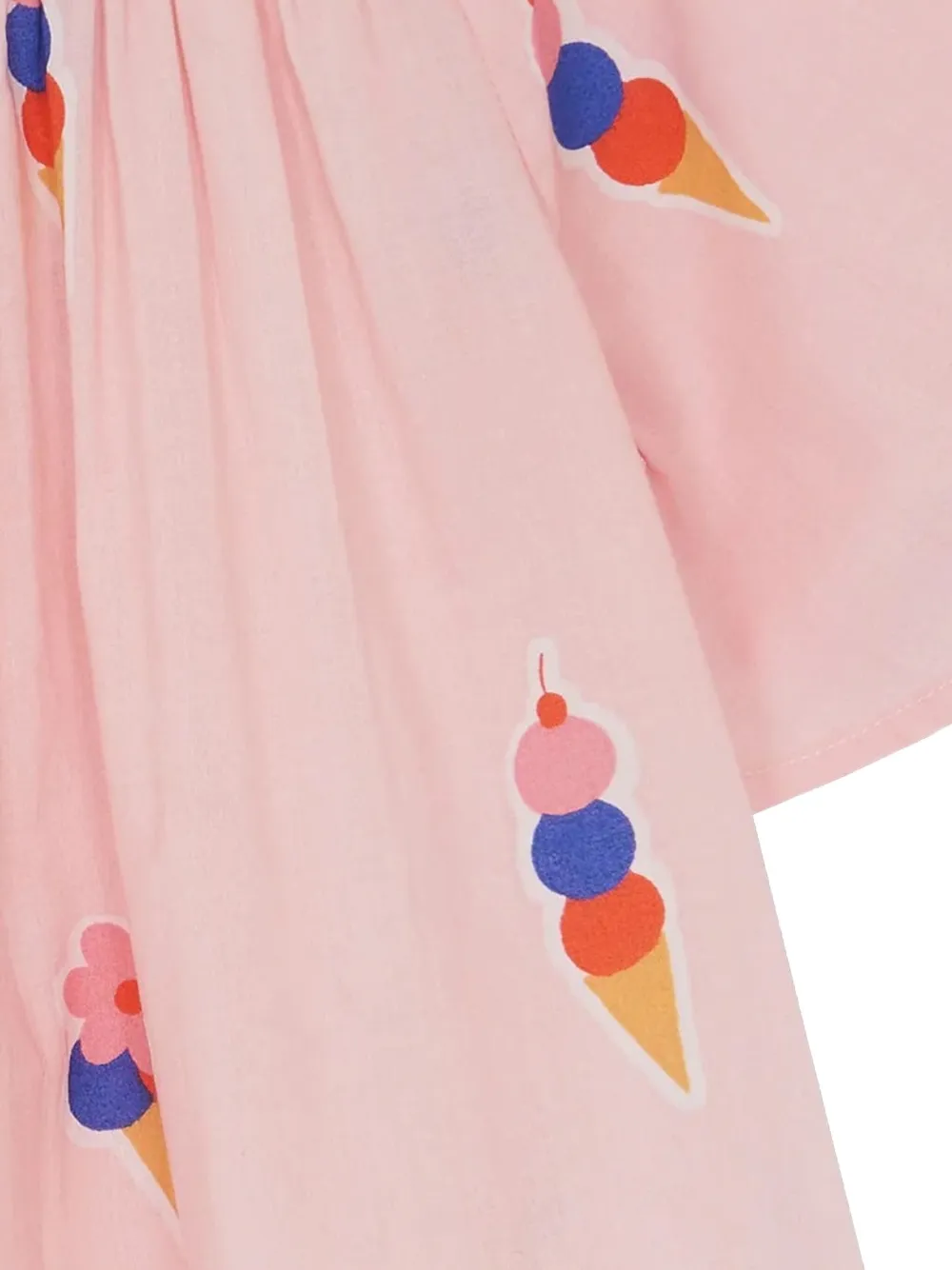 Bonton Top met print Roze