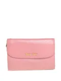 Miu Miu Pre-Owned Madras wallet - Pink