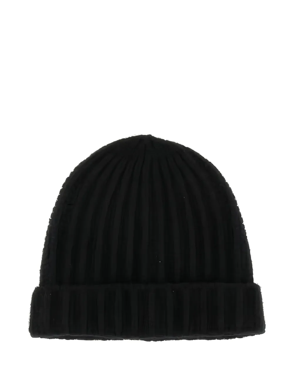 Maison Margiela ribbed wool beanie Zwart