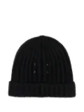 Maison Margiela ribbed wool beanie - Black