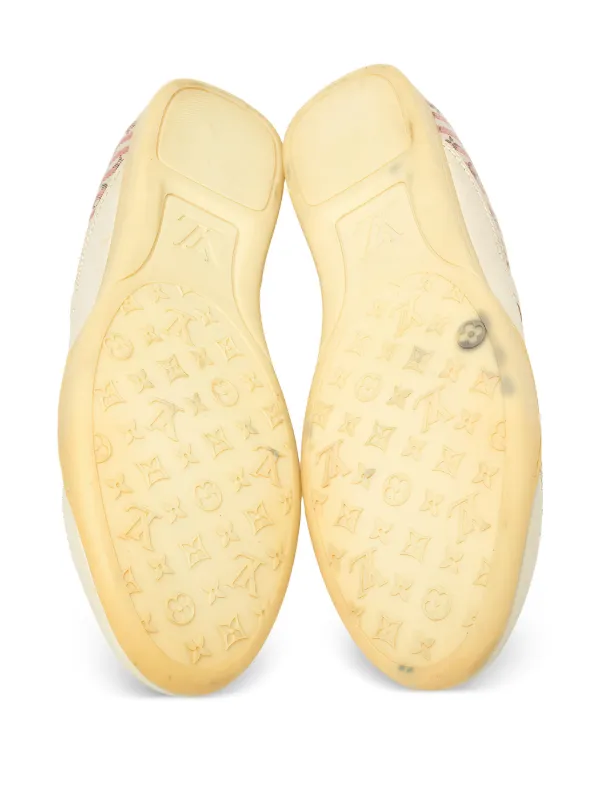 靴 Louis Vuitton Monogram Stripe Sneakers LOUIS VUITTON LV Trainer Sneakers 'Blue Stripes with