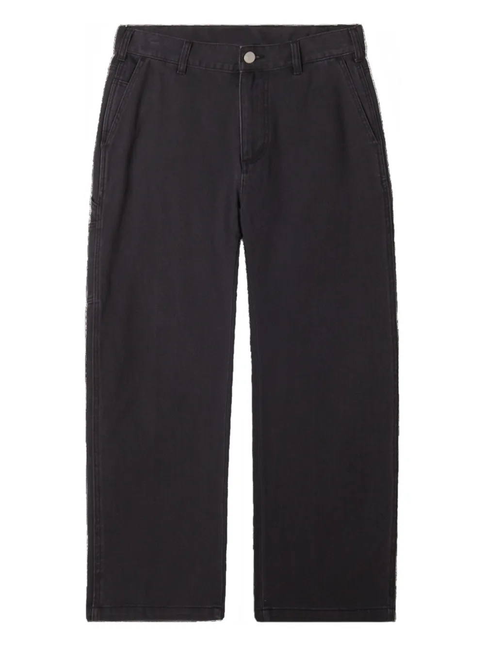 Obey faded-wash trousers | Black | Image 1