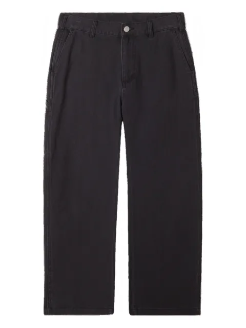 Obey faded-wash trousers