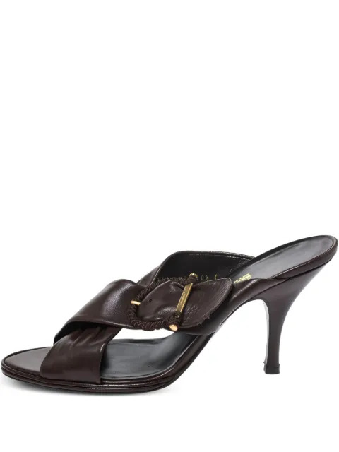 Ferragamo Pre-Owned sandalias con tacón de 100mm