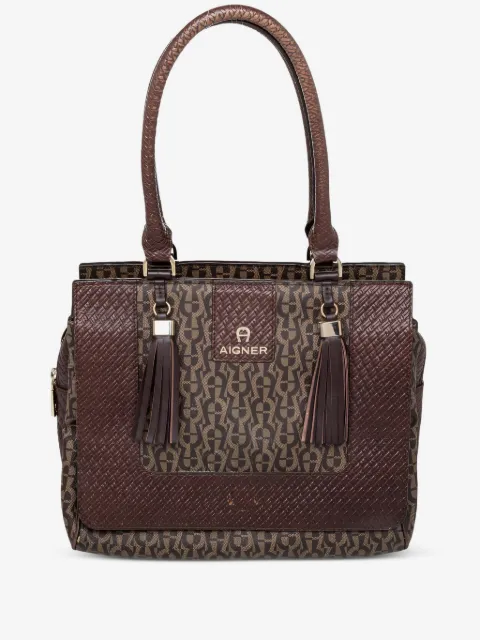 Aigner Vintage 2023 monogram tote bag
