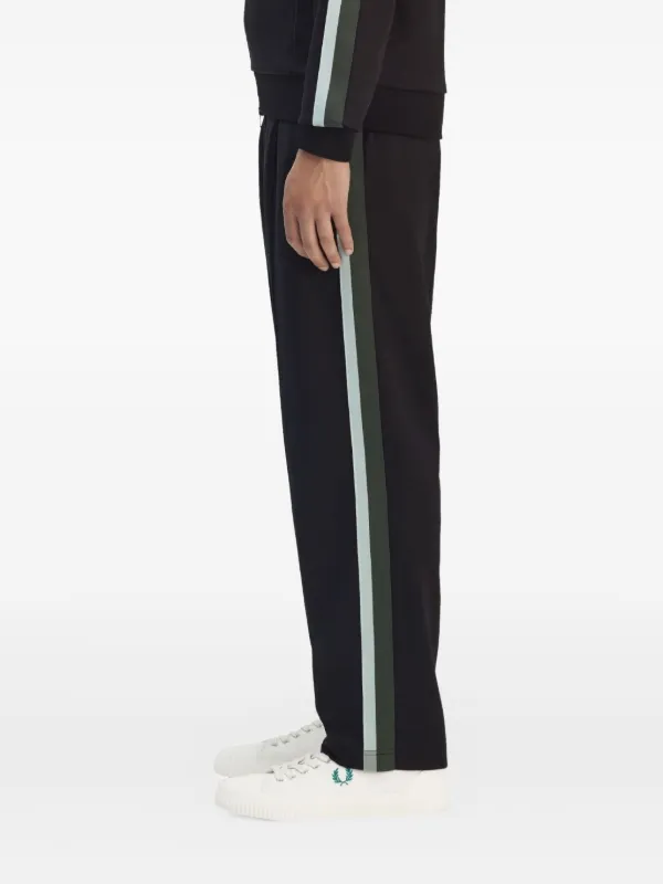 Fred Perry サイドストライプ トラックパンツ | ブラック | FARFETCH JP