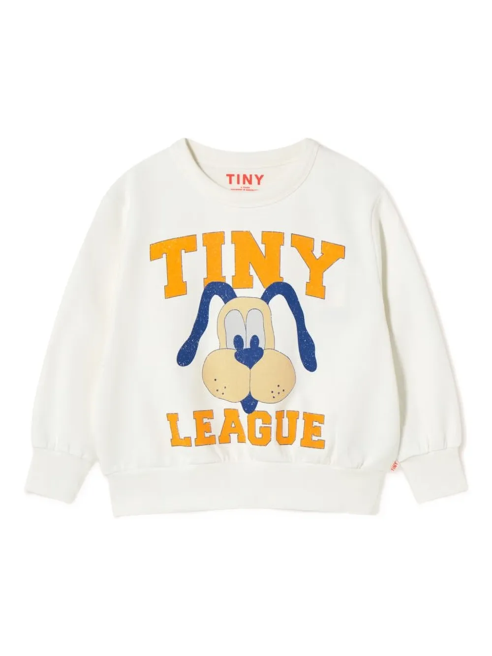 Tiny Cottons Cartoon-dog Sweatshirt In White