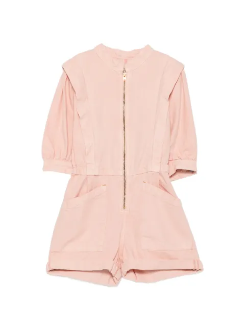Bellerose Kids Pardon ruffle-trimmed zip-up playsuit