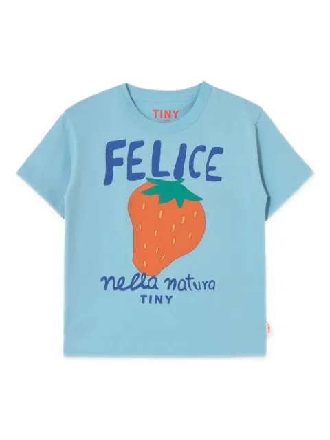 Tiny Cottons strawberry print t-shirt