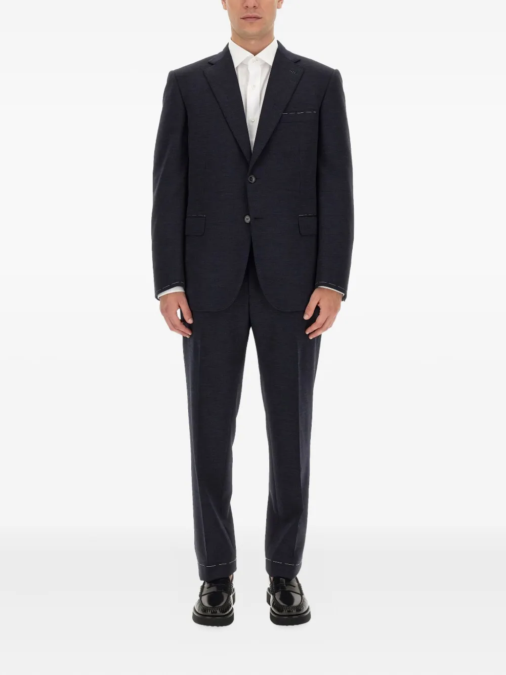 Brioni British single-breasted suit | Blue | Image 1