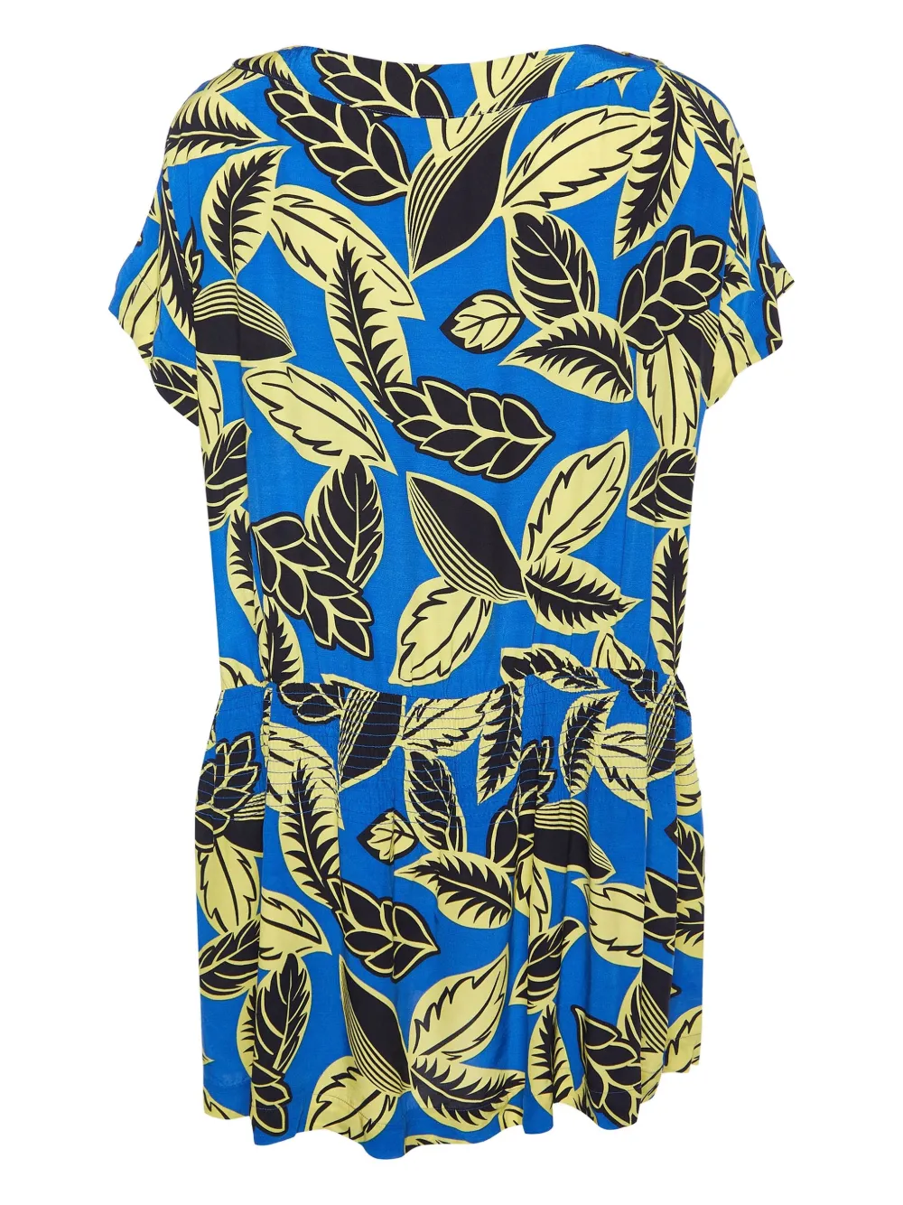 Moschino Pre-Owned leaf-print short-sleeve dress | Image 2