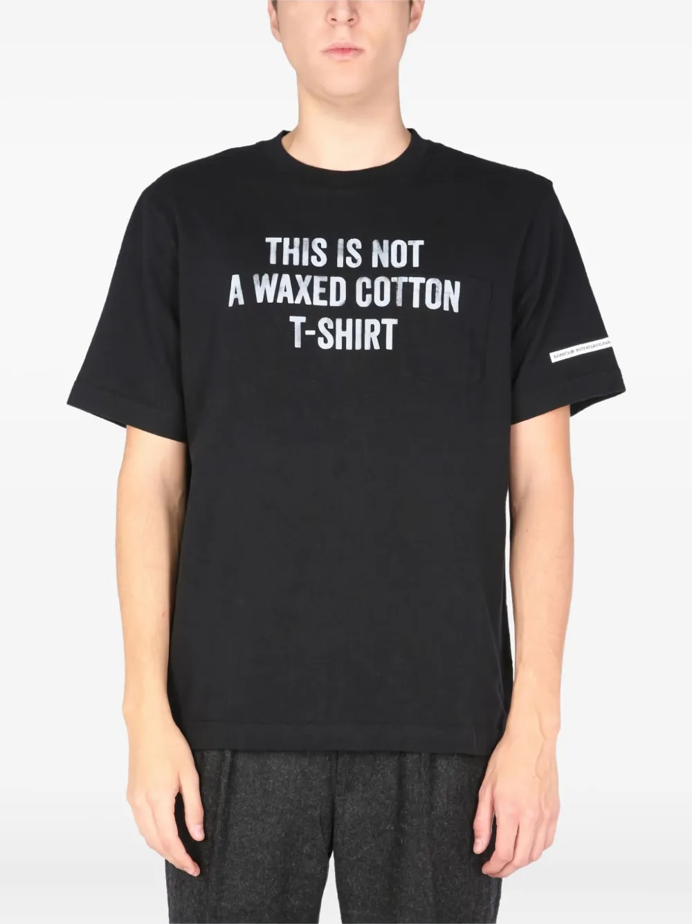 Barbour playera con detalle de bolsillo | negro | Image 1