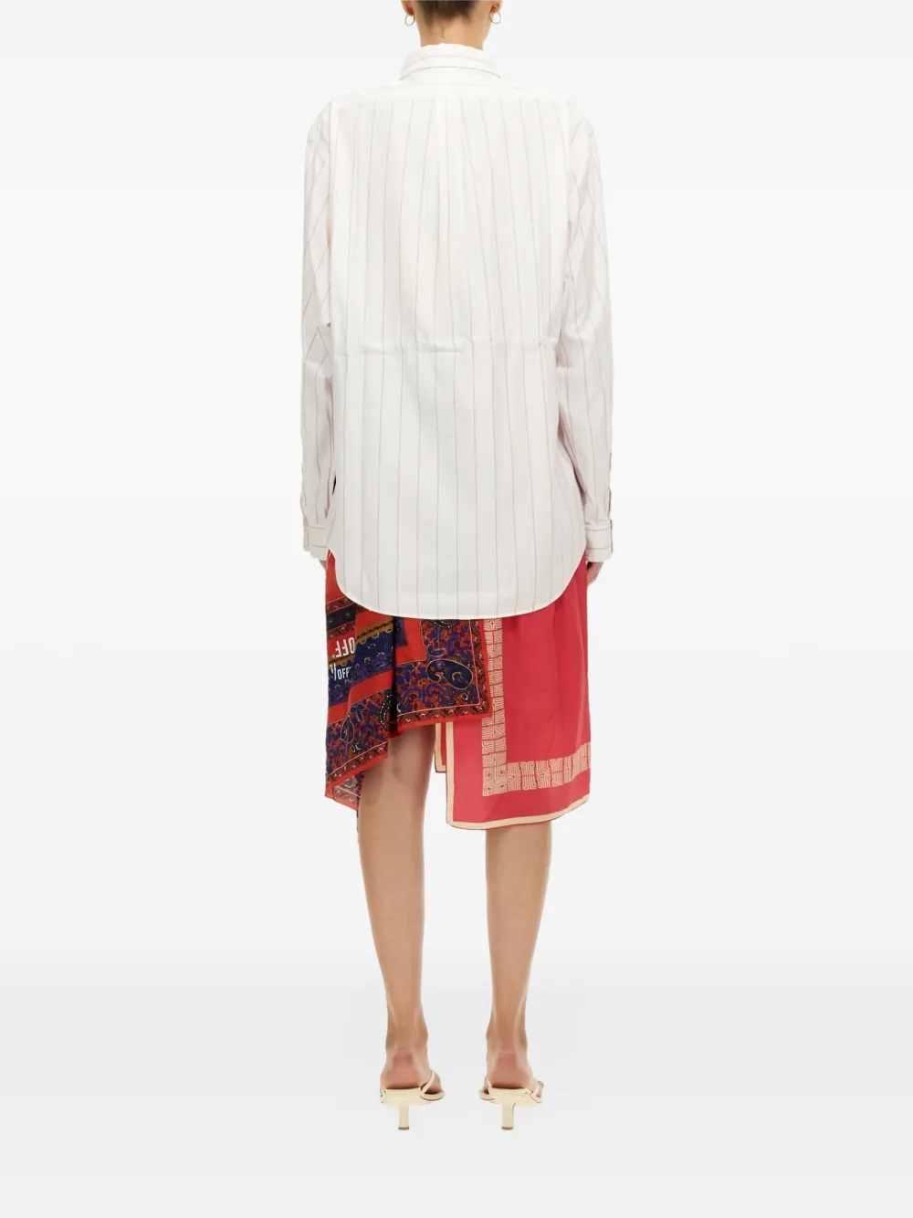 Striped Drawstring Dress