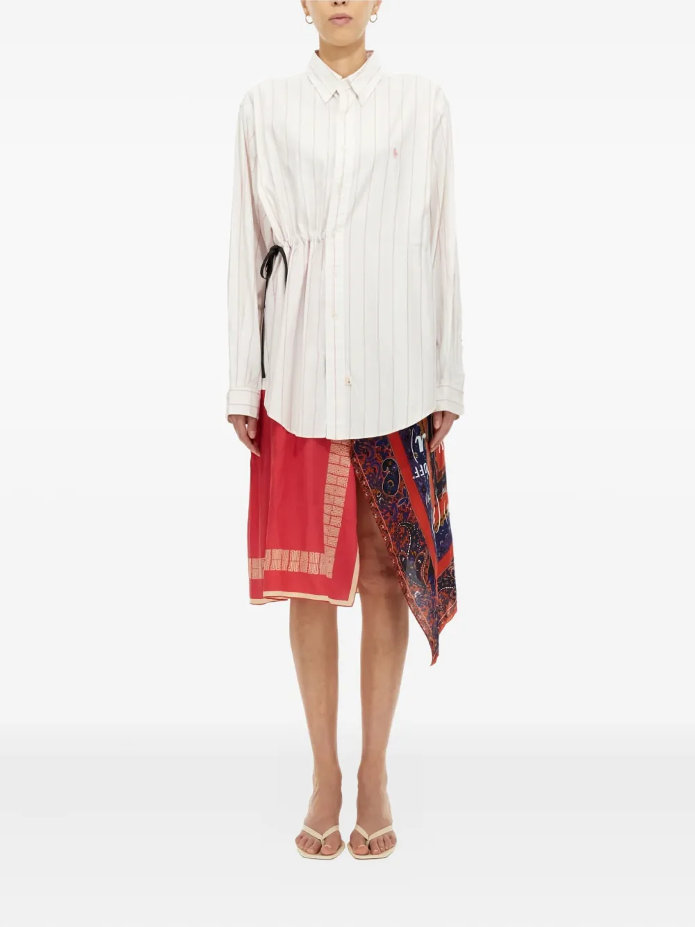 1/OFF striped drawstring dress | Vestidos de día | Image 2
