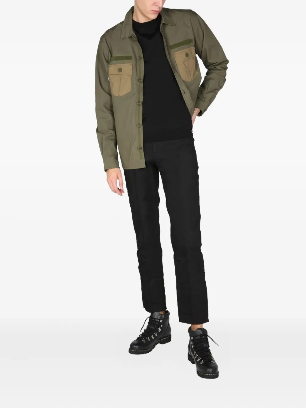 ArkAir chest-pocket long-sleeve shirt - Groen