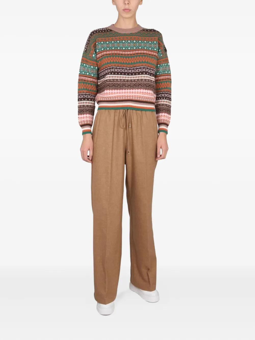 Ballantyne patterned long-sleeve sweater | Knitted Sweaters | Image 2