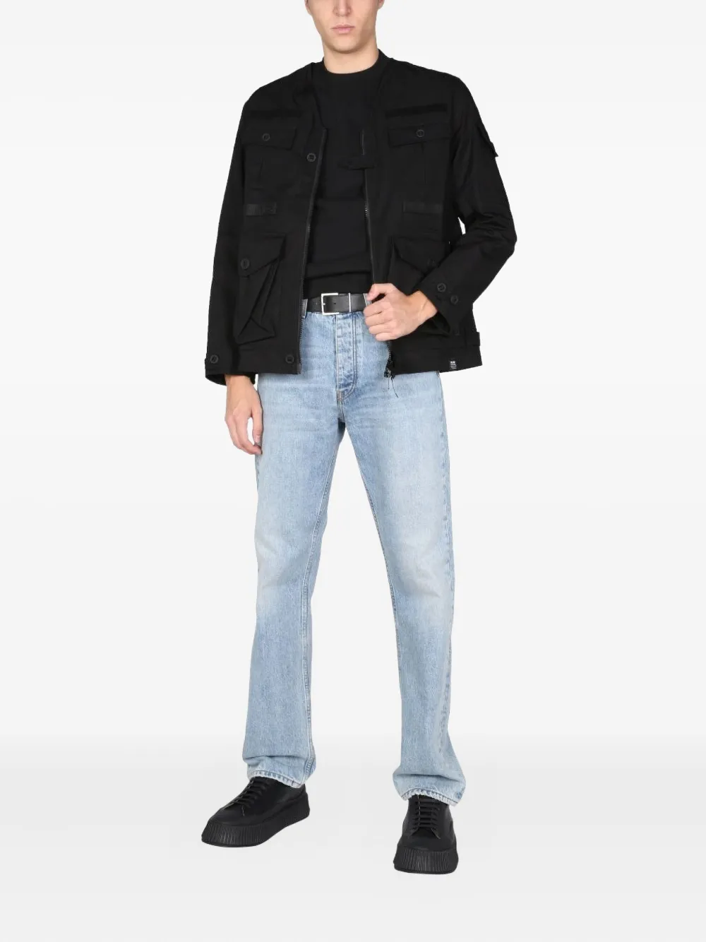 ArkAir zip pocket shirt - Zwart