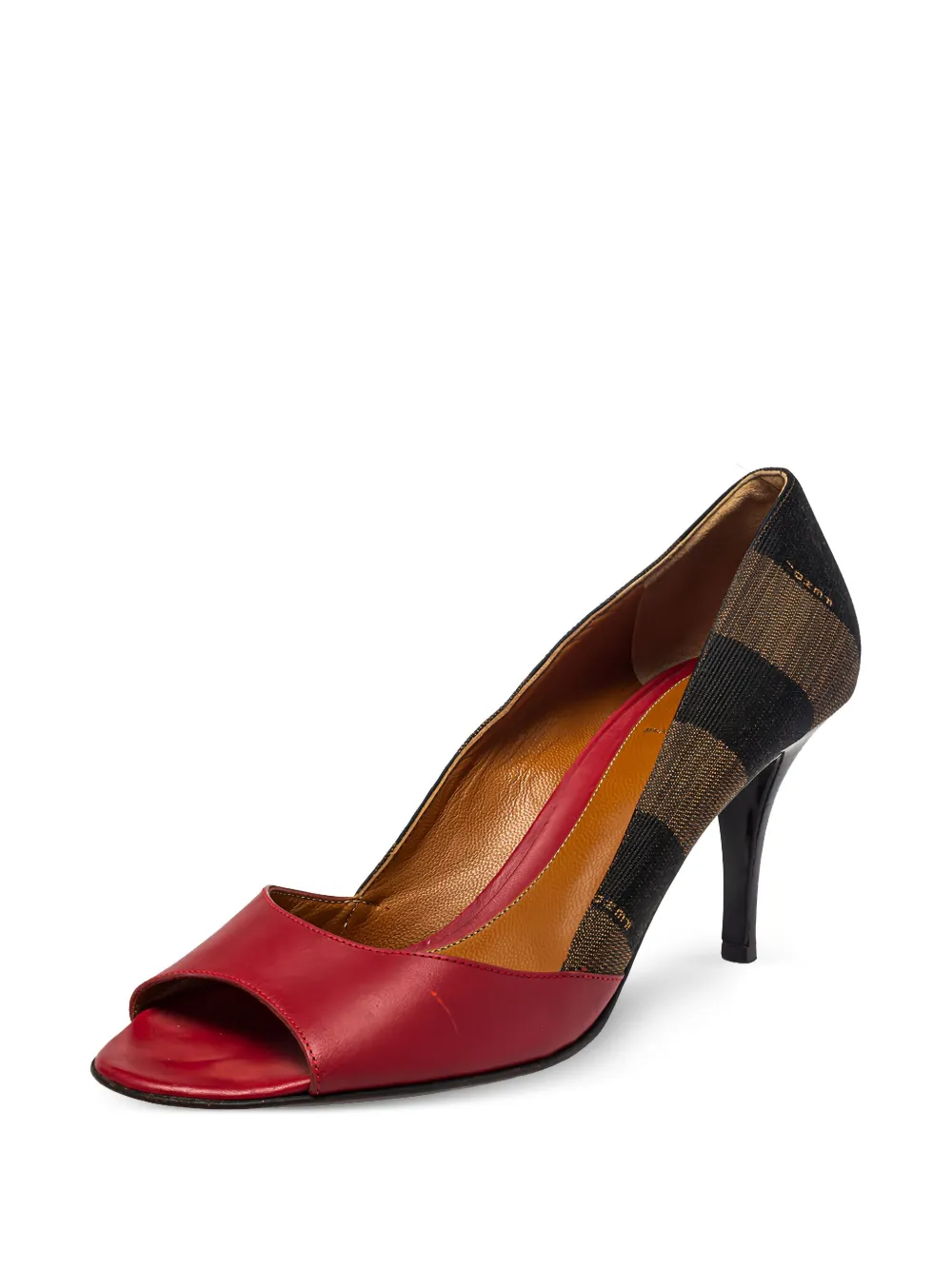 Fendi Pre-Owned 80mm peep-toe heeled pumps | Image 2