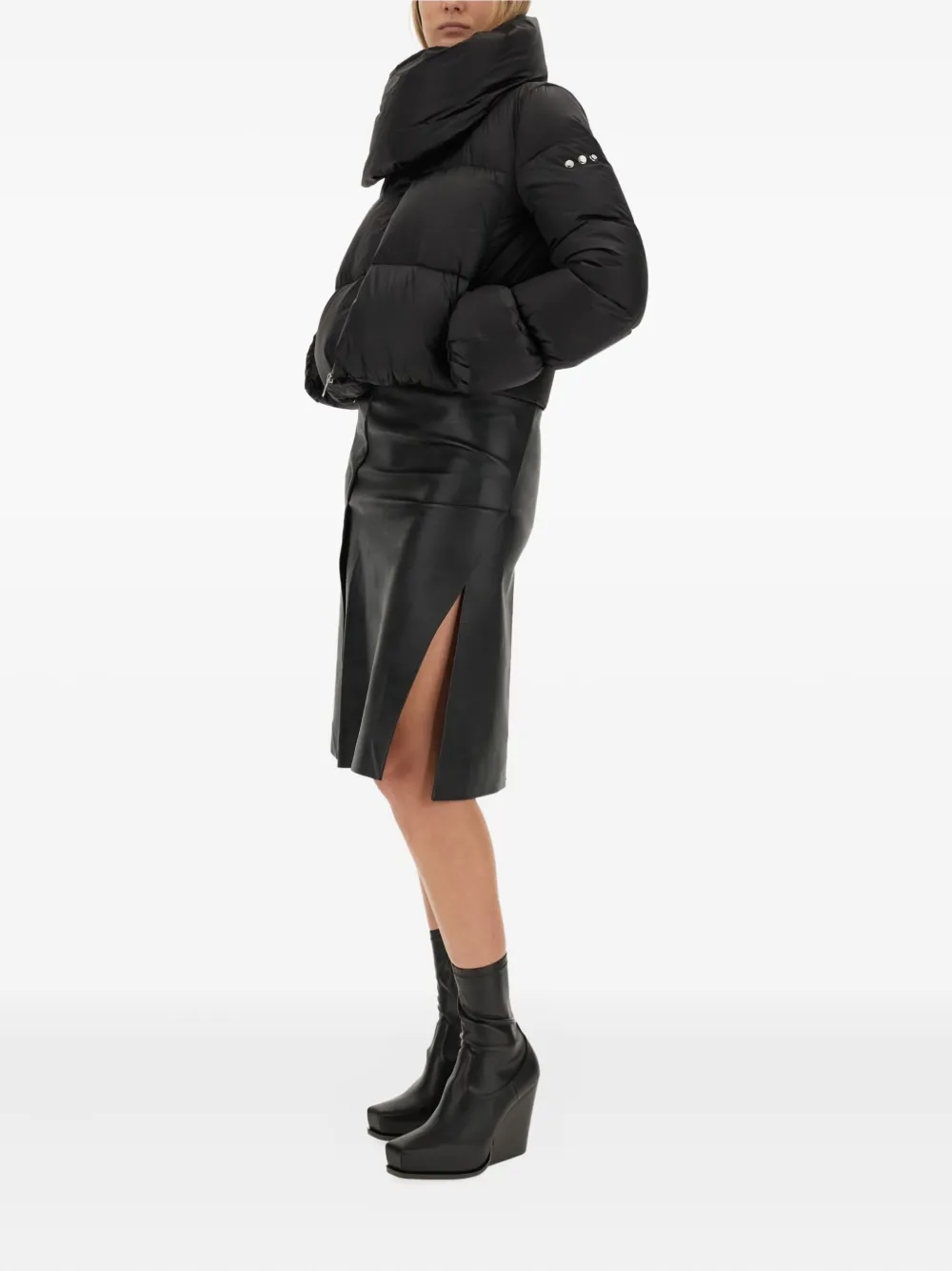 Add funnel-neck puffer jacket | Down Jackets | Image 2