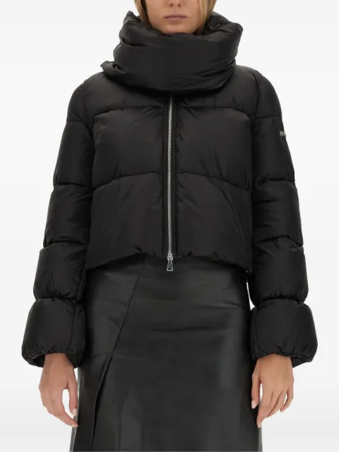 Add funnel-neck puffer jacket