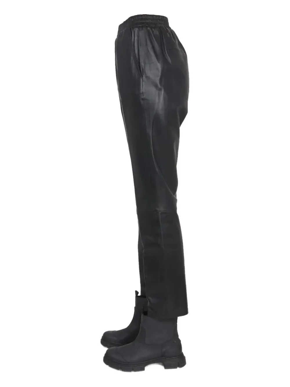 Arma Abigail Elastic-waist Trousers In Black