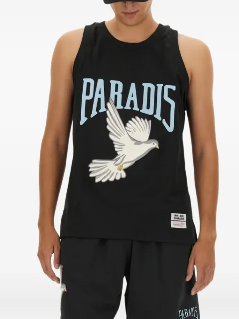 3PARADIS logo-print tank top
