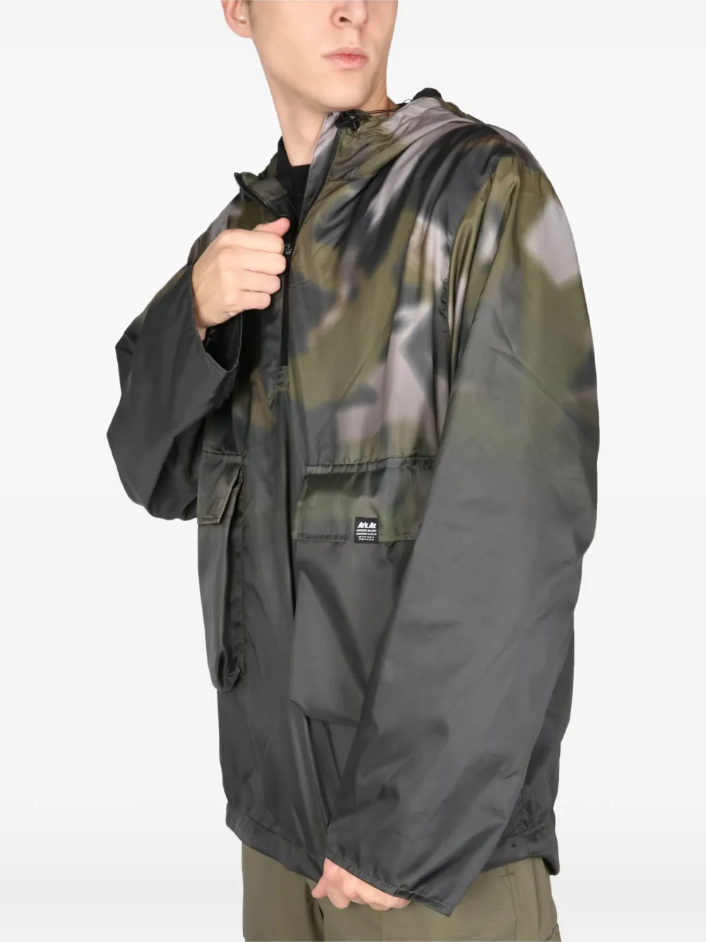 ArkAir camouflage-print half-zip jacket Bruin