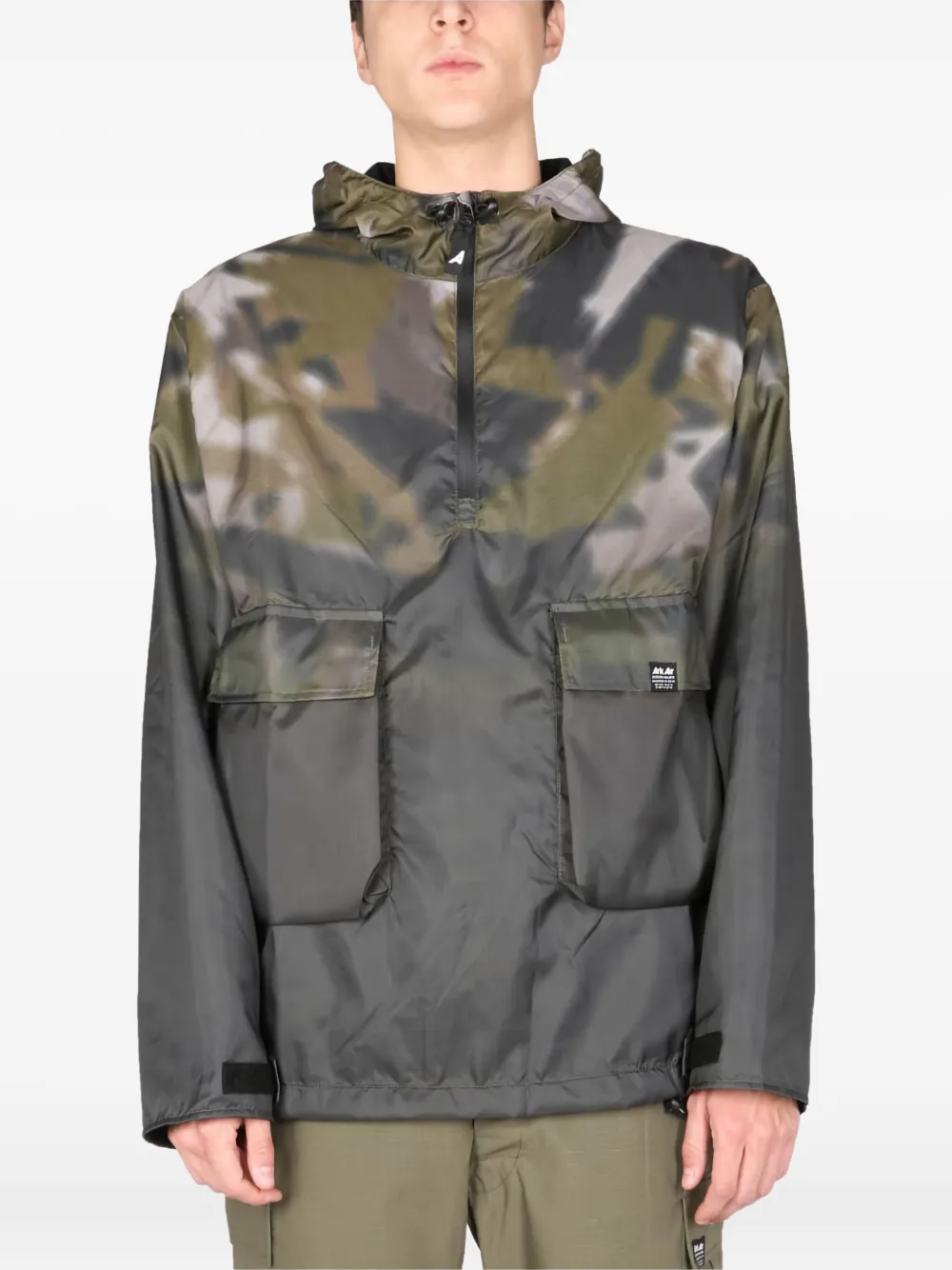 ArkAir camouflage-print half-zip jacket Bruin