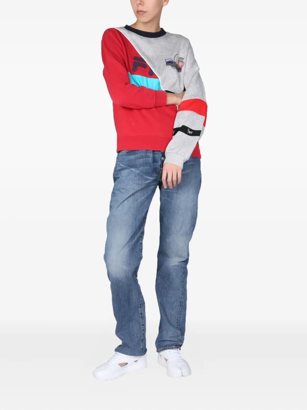 1/OFF colourblock logo sweatshirt | Sweatshirts | Image 2