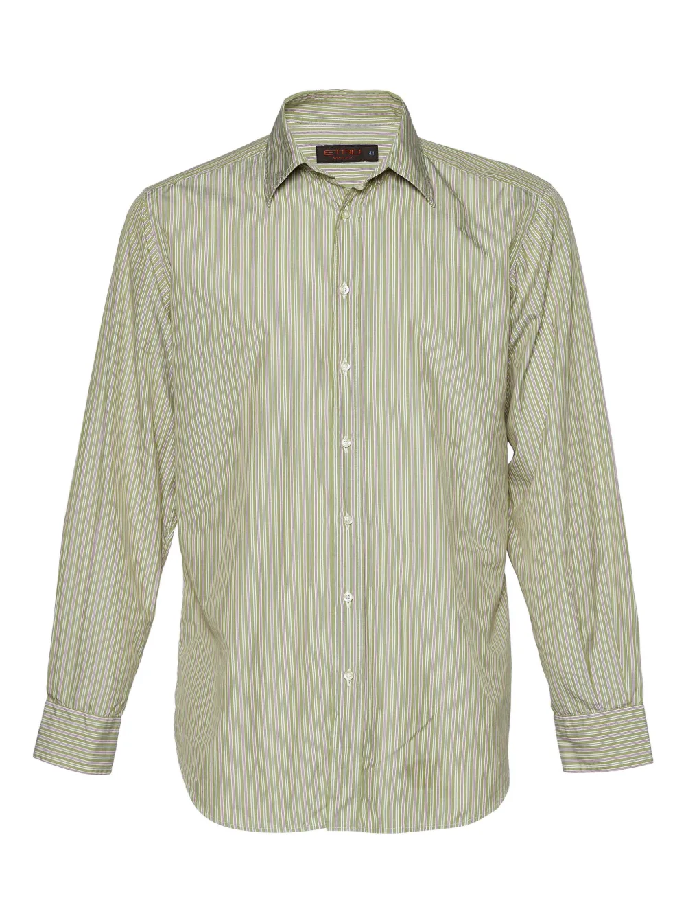 Etro Pre-Owned Gestreiftes Hemd | Grün | Image 1