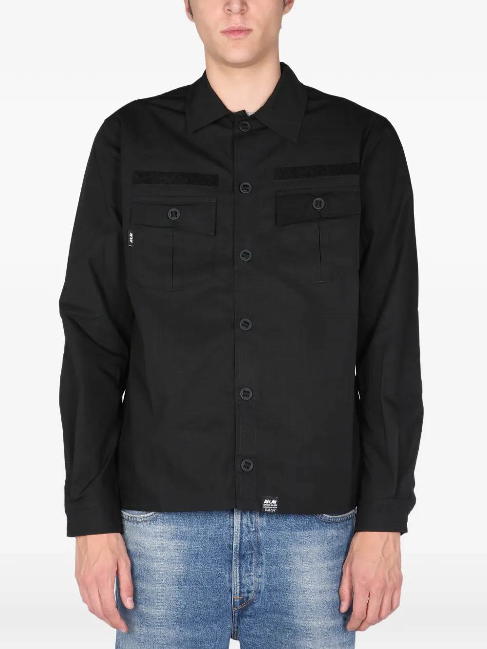 ArkAir pocket buttoned shirt - Zwart