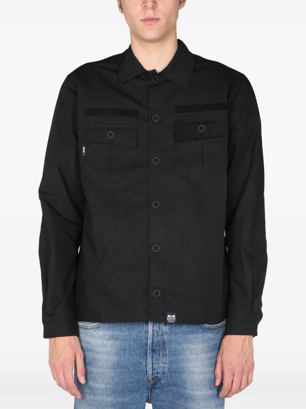 ArkAir pocket buttoned shirt - Nero