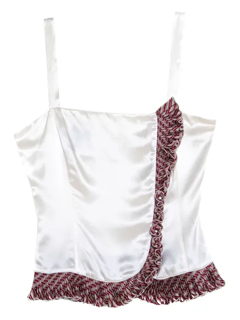 Emporio Armani Pre-Owned Top con ruches