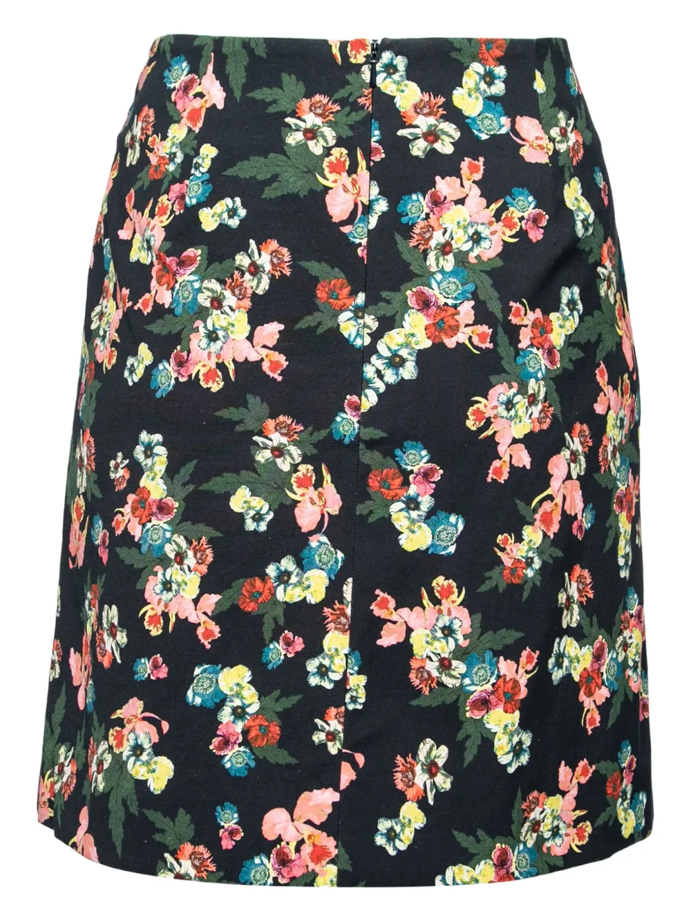 ERDEM Rok met bloemenprint - Zwart