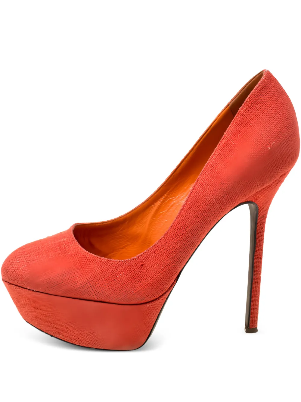 Sergio Rossi Vintage Pre-owned 130mm platform pumps | Orange | Image 1