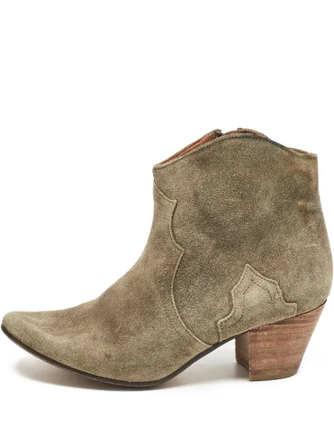 ISABEL MARANT pre-owned 55mm Dicker suede ankle boots