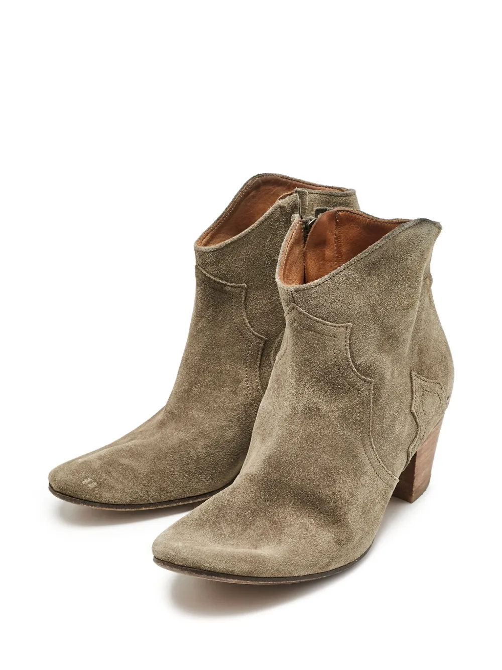 ISABEL MARANT pre-owned 55mm Dicker suede ankle boots | Image 2